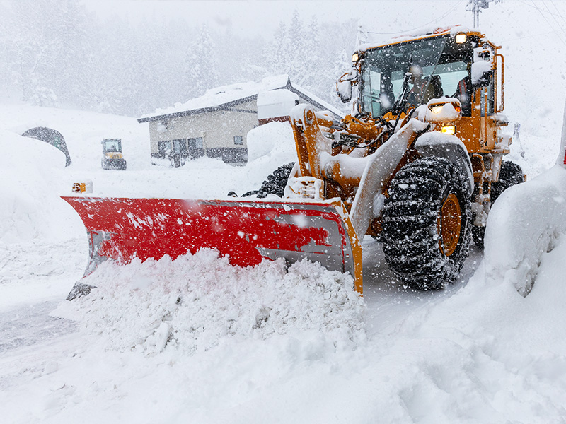 スポット除雪作業